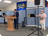 Dino preaching at Grace Baptist Church, Woodbridge, VA - Feb 2021