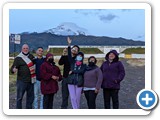 Our team with a view of Volcán Cayambe (29 Sept 2021)