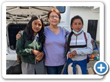 Jackie with two students she encouraged last year - Loma Gorda 25 NOV 2022