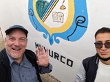 James and Gipson at Antonio Borja school at Muyurco - June 6, 2023